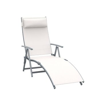 Tumbona Plegable Beige